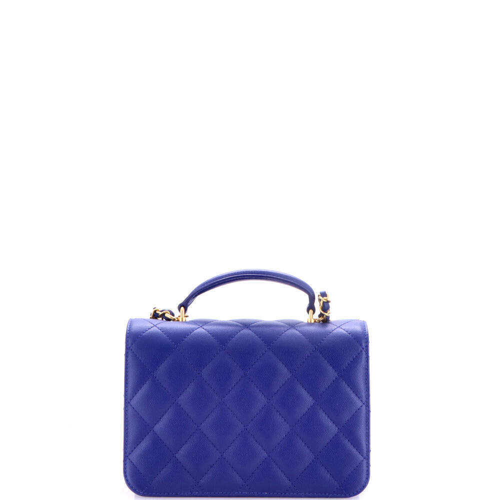 Chanel Cc Top Handle Chain Full Flap #249205C47B - Picture 3 of 7